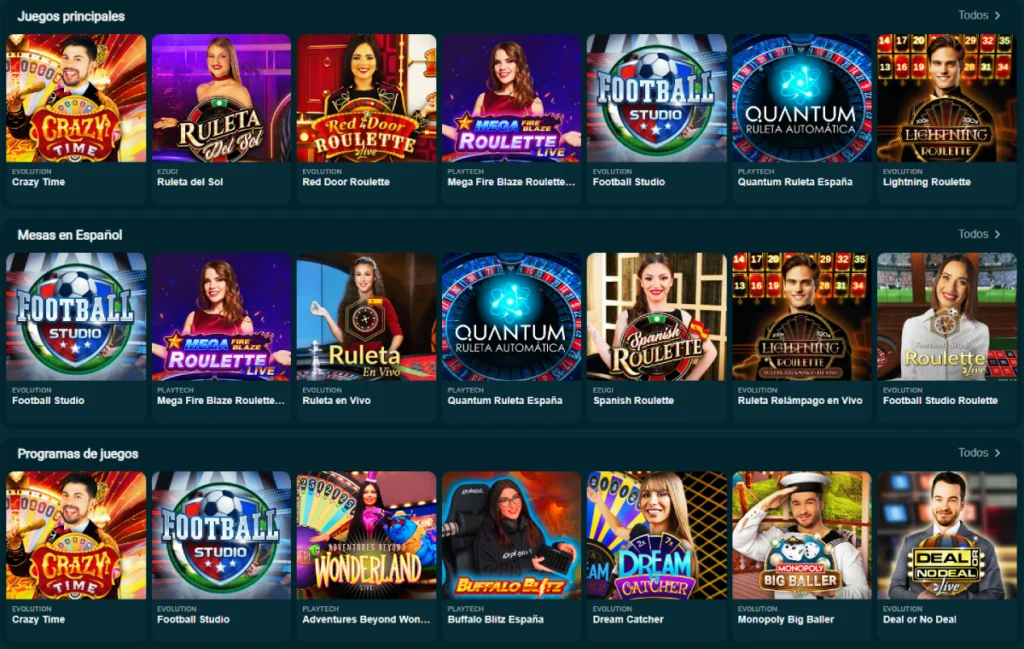 casino en vivo